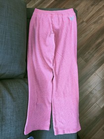 Victoria's Secret SUPERMODEL ESSENTIALS Angel Wings Flared Sweat Pants S Pink