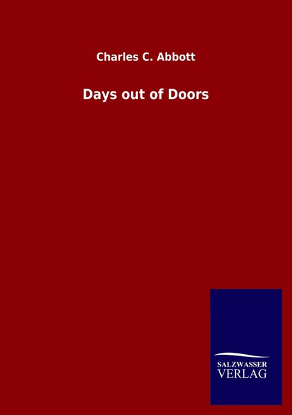 Charles C. Abbott | Days Out Of Doors | Taschenbuch | Englisch (2020) | 328 S.-image