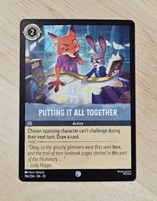 Zootopia Disney Lorcana Card Putting It All Together 196/204 NM