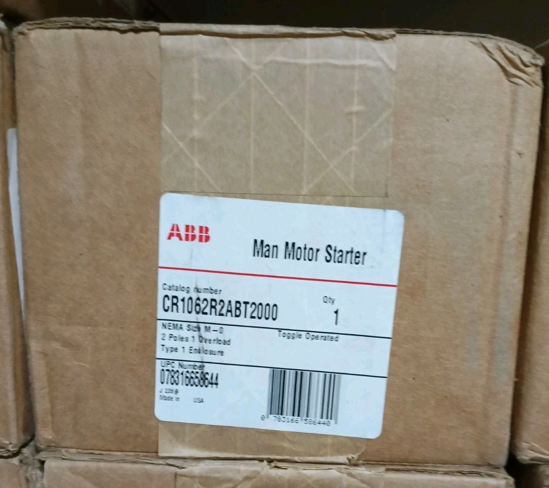 ABB CR1062R2ABT2000 Manual Motor Starter M-0 NEMA 1