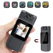 HD 1080P 180 ° Police Record Camera For Law Enforcement Mini Body Worn Camcorder
