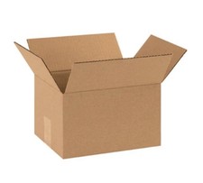 25 Pack 10x8x6 Corrugated Shipping Boxes Strong Cardboard Mailer Moving Packing