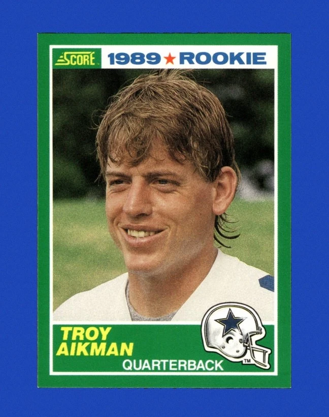 Troy Aikman Football SCORE Sports Trading Cards for sale | eBay