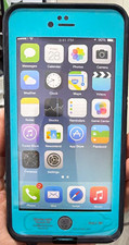 EONFINE Waterproof Shockproof Matt Hard Case for Apple iPhone - Black/Blue