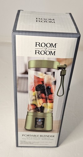 BRAND NEW! Room 2 Room Portable Blender Green-Shakes/Smoothies-Pre Workout! - Picture 2 of 4