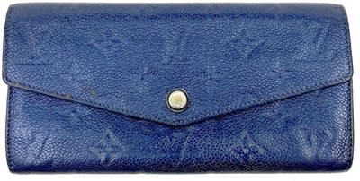 Authentic LOUIS VUITTON Monogram Empreinte Portefeuille Curieuse Wallet M60490