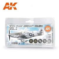 Ak Interactive AK11733 - Wwii Usaaf Aircraft Colors Vol.2 Set 3G 5X17Ml