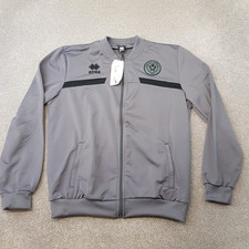 Sheffield United Mens Track Jacket Large Grey Errea Football Drill Training