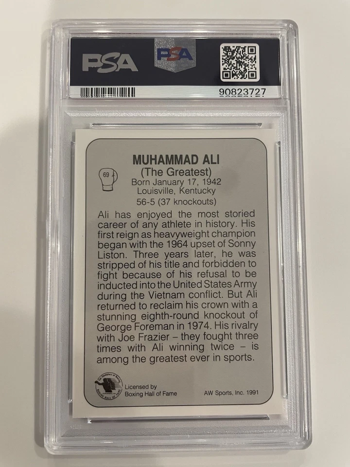 1991 AW Boxing Muhammad Ali Gold PSA 10 - Image 2 of 2