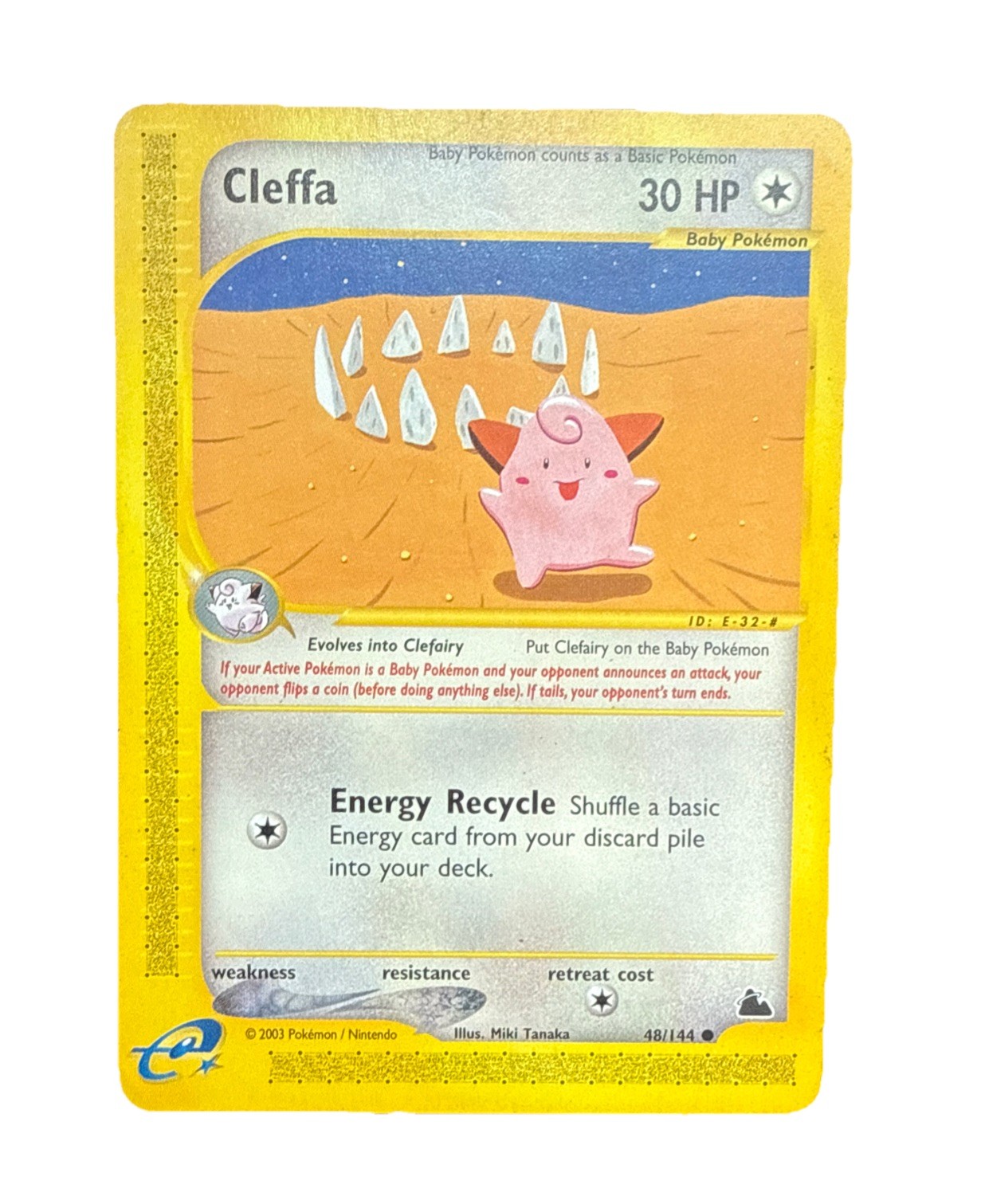 Cleffa 48/144 Skyridge NEAR MINT