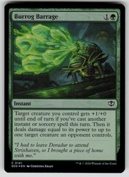 Burrog Barrage #141 Foil Secrets of Strixhaven MTG