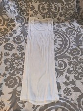 Jockey White Size Small Ribbed Tank Top