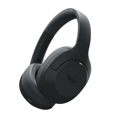 Tribit Wireless Over-Ear Headphones QuietPlus 81, Hybrid Active Noise Black