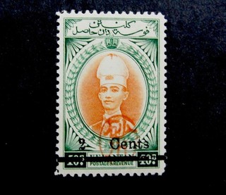 nystamps British Malaya Kelantan Stamp # N3 Mint OG H $300 Y22y1334