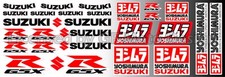 Suzuki GSXR Aufkleber Set Laminierte GSX-R 600 1000 Yoshimura 750 WHT 