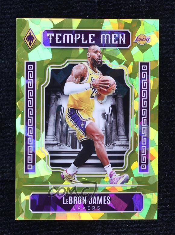2023-24 Panini Phoenix Temple Men Yellow Ice 27/175 LeBron James #2 5o8