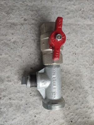 CIM VALVE (Cimberio) Kugelhahn DN25 mit T-Stück und 3/4 Zoll Stopfen