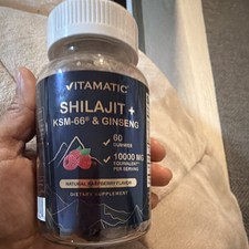 Vitamatic Shilajit + KSM-66 Ashwagandha Ginse...