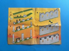 Lego Castle 6061 Siege Tower Instruction Manual Only Lion Knights