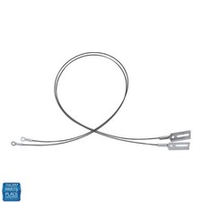 1962-63 Chevrolet Nova Convertible OEM Top Hold Down Cables With Springs - Pair