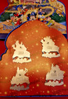 WDW & DLR Disneyland "Where the Magic Began" Castle Dangle Fab 4 Pin Set 2001 — photo 6