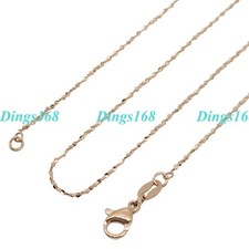 Designer Inspired 18K Rose Gold Filled 20 inch Thin Starry Chain Necklace Q127R