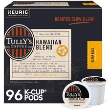 Tully's Coffee Hawaiian Blend Keurig Single-Serve K-Cup Pods, Medium Roast Coffe