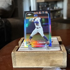 Francisco Lindor 2024 Topps Chrome #137 Refractor NY Mets 