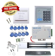 Kit De Sistema Control Acceso Puerta Independiente Cerradura Magnetica Electrica