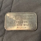 Lot Of 2 Vintage Engelhard .999 Fine Silver Bar 1 Troy oz