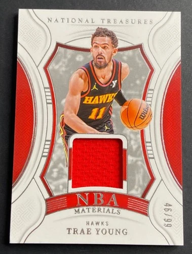 Trae Young 2024-25 Panini National Treasures NBA Materials /99 #NBA-TRY