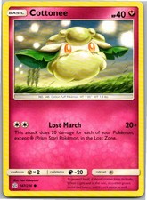 Cottonee Common SM - Guardians Rising 90/145 LP Normal