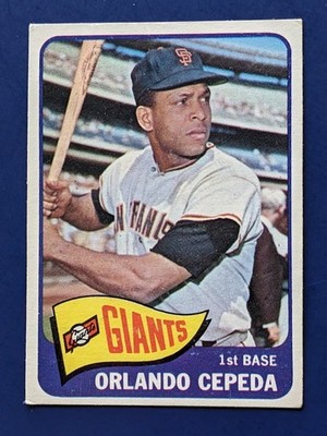 1965 Topps - Orlando Cepeda HOF #360 - San Francisco Giants VGEX