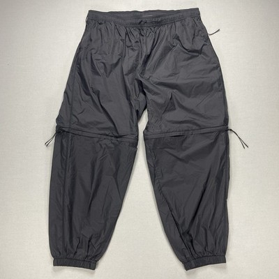 JF3263 Adidas Men's City Escape Premium Zip-Off Woven Cargo Pants Black Size 2XL