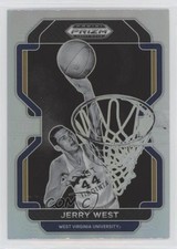 2022-23 Panini Prizm Draft Picks Silver Prizm Jerry West #24 HOF 1d4