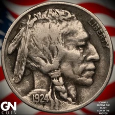 1924 S Buffalo Nickel Z9793