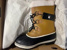 Sorel Kids Yoot Pac Waterproof Insulated Snow Boots Mesquite Youth Size 6 NEW