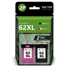 62 XL Ink Cartridges for HP 62XL Envy 5540 5660 7640 OfficeJet 200 5740 Printer