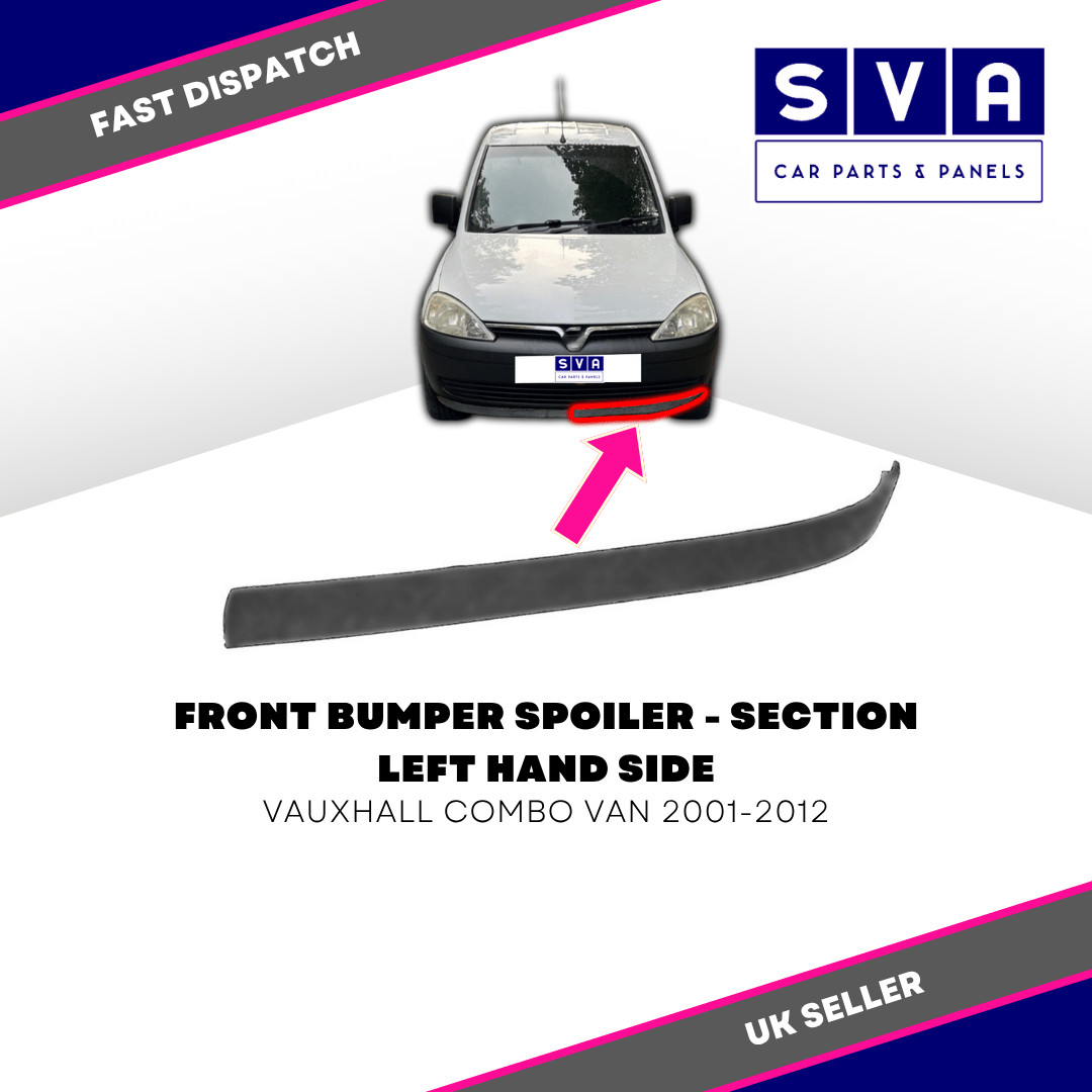 Vauxhall Combo 2001-2012 Front Bumper Spoiler Section Insurance Approved Left