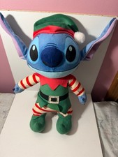 J24 Disney's Stitch Holiday Elf Plush From Lilo  Stitch 14" New