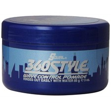 Lusters S-Curl 360 Wave Control Pomade 3 Ounce 88ml  2 Pack 