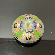 Mimicry Tea Tool Cloisonne Enamel Incense Container Kogo Japan Chado Accessory