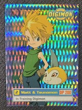 Digimon Matt & Tsunomon In-Training Silver Prism 5 Of 34