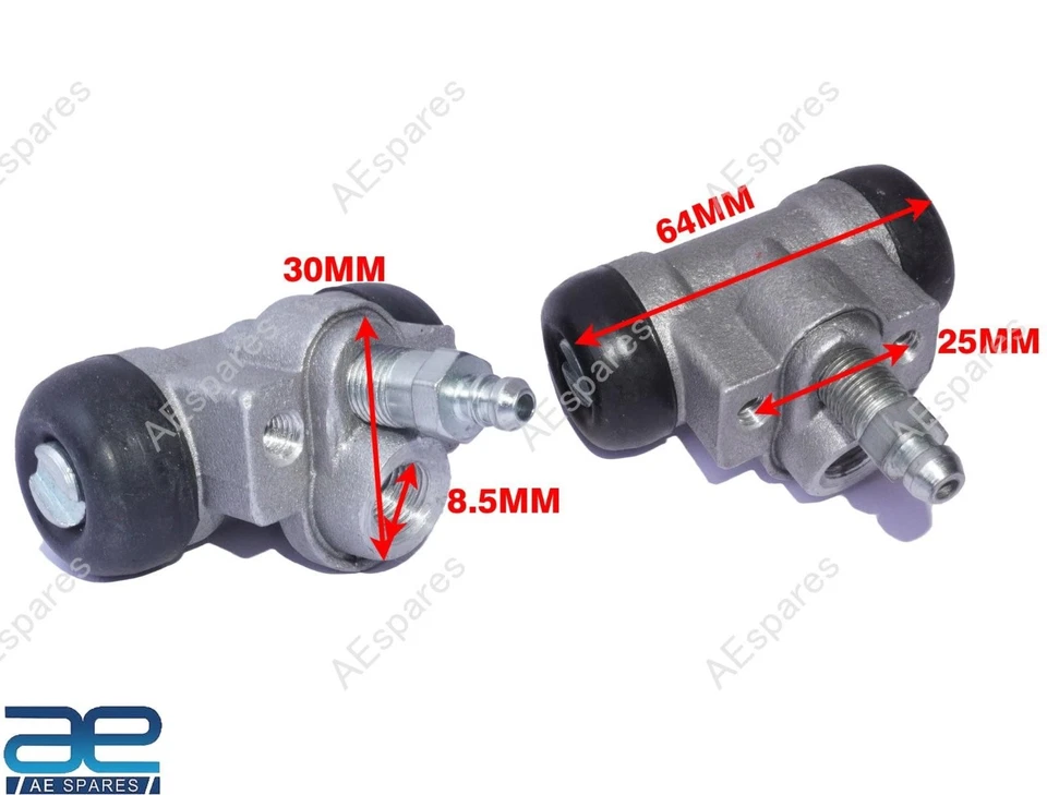 Wheel Brake Cylinder LH RH Set For Suzuki Hatch SS40V 0.5L/0.8L 3cyl CA F5A GEc - Image 2 of 4