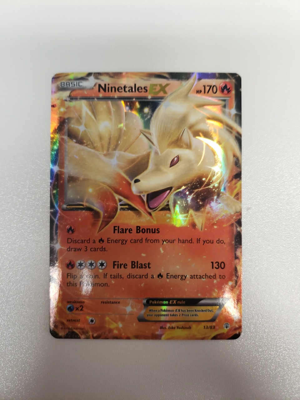 2016 ninetales pokemon card value Ninetales - XY - Evolutions [HOLO]