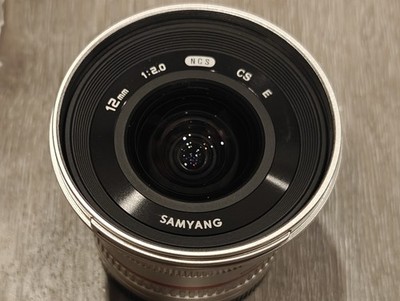 Samyang 12mm F2.0 High Speed Wide Angle Lens (Sony E Silver)