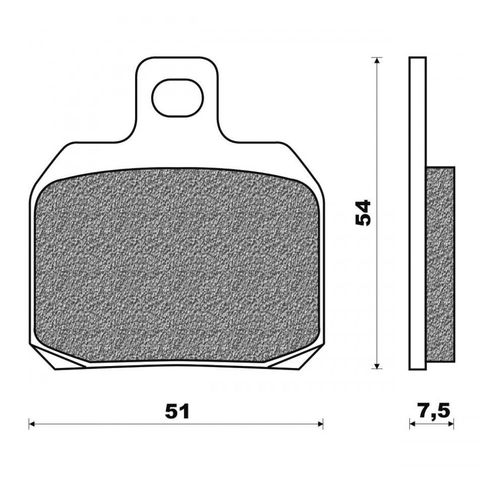 Plaquette de frein Piaggio X9 200 Evolution pour stopper les sifflements