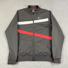 Nike Court Rafael Nadal Stripe Tennis Jacket Mens Large Full Zip Rafa 2010