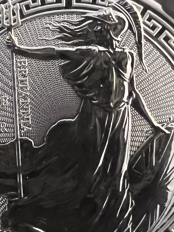 2018 1oz .999 SILVER UK. BRITANNIA ORIENTAL BORDER NGC MS 70  FDI. ONLY 27 MS70. - Image 4 of 4