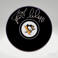 PATRICK LALIME Pittsburgh Penguins Autographed Puck